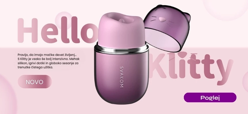 Svakom Klitty - lizalni vibrator | Sexshop Slovenija Desirel.si