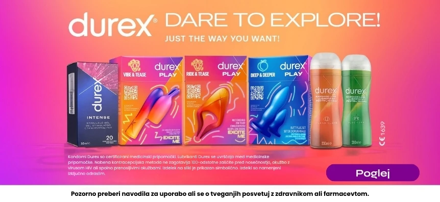 Maj je mesec samozadovoljevanja – odkrij izdelke Durex | Sexshop Slovenija Desirel.si