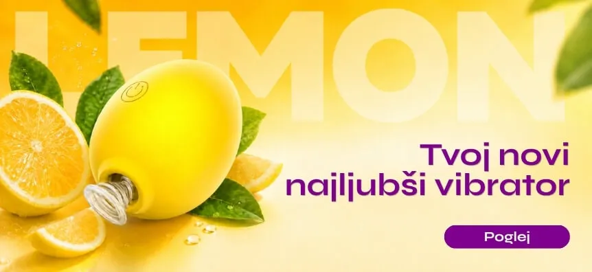 Engily Ross Lemon - valovit vibrator za klitoris z okusom limone | Sexshop Slovenija Desirel.si 