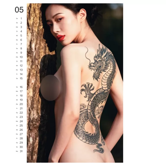 Tattoo Girls 2027 - erotični stenski koledar (1 kos)