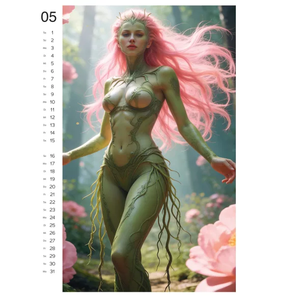 Wild Fantasy 2027 - erotični stenski koledar (1 kos)