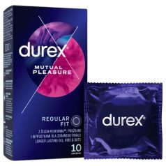   Durex Mutual Pleasure - podaljšano delujoči kondomi (10 kosov)