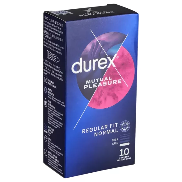 Durex Mutual Pleasure - kondomi za podaljšan užitek - 10 kos