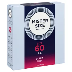 Mister Size - tanek kondom - 60 mm - 3 kosi