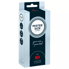 Mister Size - kondom za penis 60 mm - ultra tanek - 10 kosov