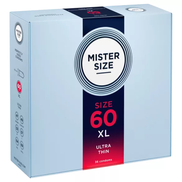 Mister Size - tanki kondomi - 60 mm - 36 kos