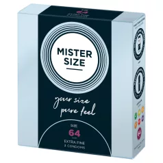Mister Size - Tanka kondom - 64 mm - 3 kosi