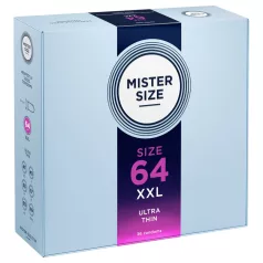 Mister Size - tanek kondom - 64 mm - 36 kos