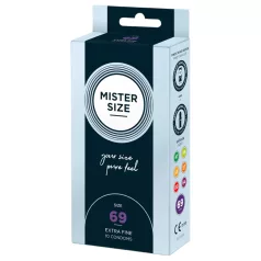 Mister Size - tanek kondom - 69 mm - 10 kos