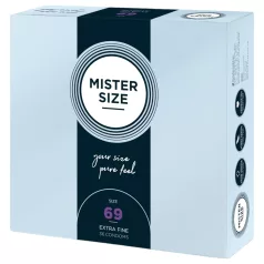   Mister Size - kondom za večji penis - ultra tanek - 69 mm - 36 kos