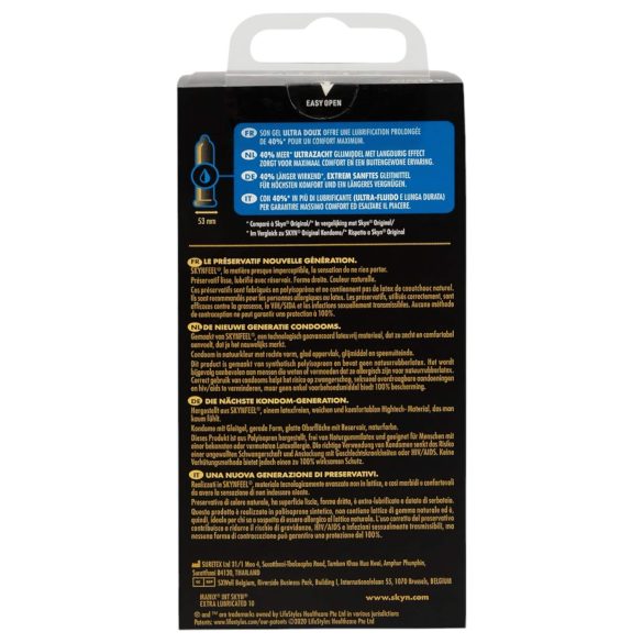 Manix Skyn - ultra tanek, brezlateksni kondomi (10 kosov)