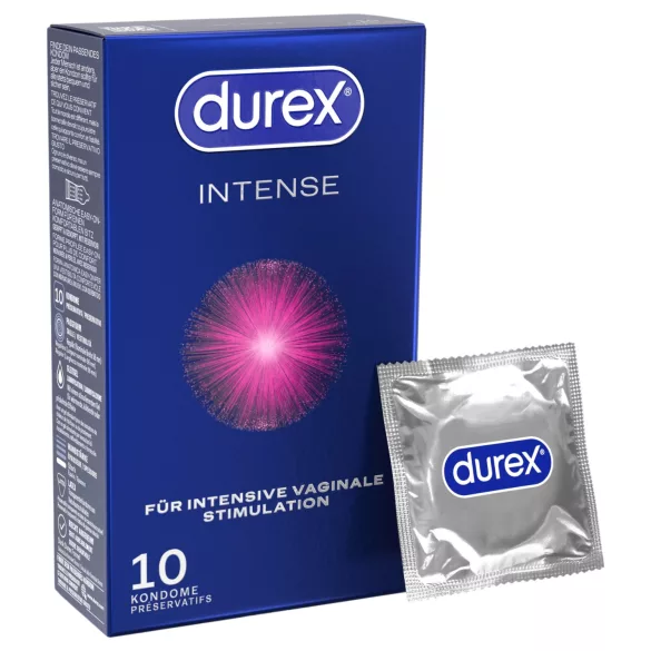 Durex Intense - orgazmični kondomi (10 kosov)