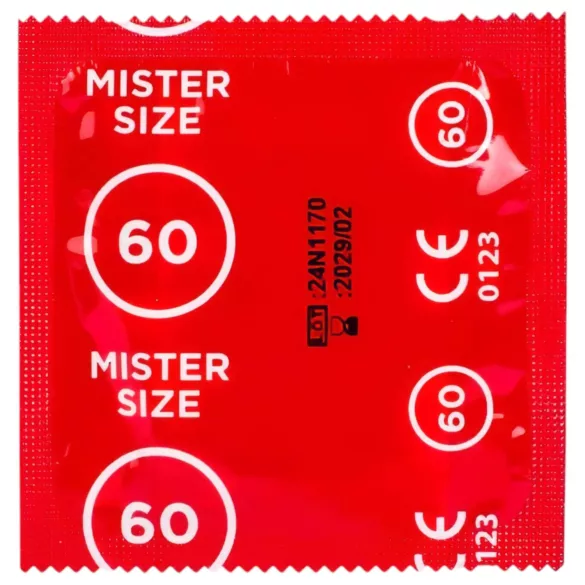 Mister Size - kondomi testni komplet s penis merilcem - 3 kosi