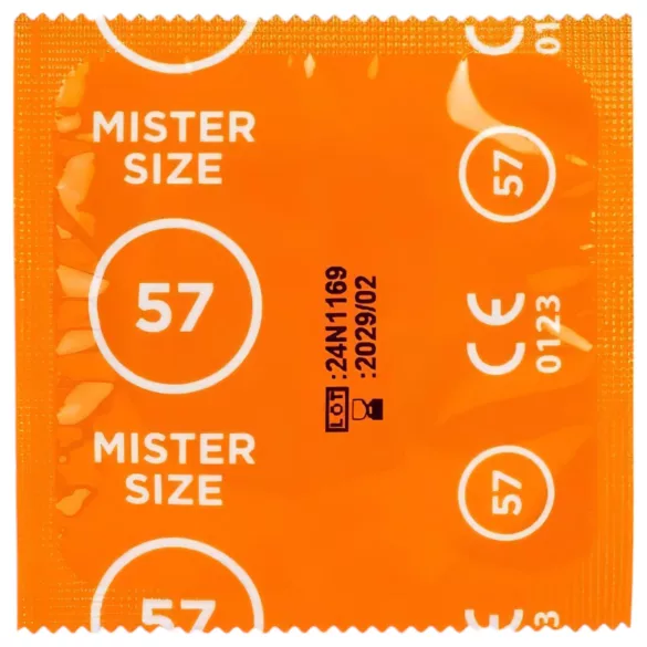 Mister Size - kondomi testni komplet s penis merilcem - 3 kosi
