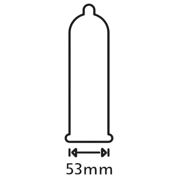 Secura Extra Fun - kondom z izboklinami - 53 mm - 12 kosov