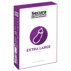 Secura Jajčevec - velik kondom - 60mm - 48 kos