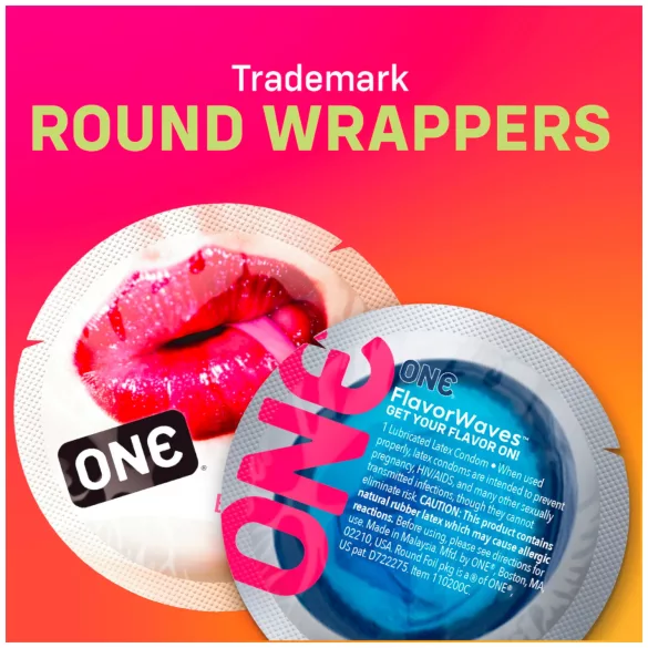 ONE Flavor Waves - kondomi z okusom - mix - 12 kos