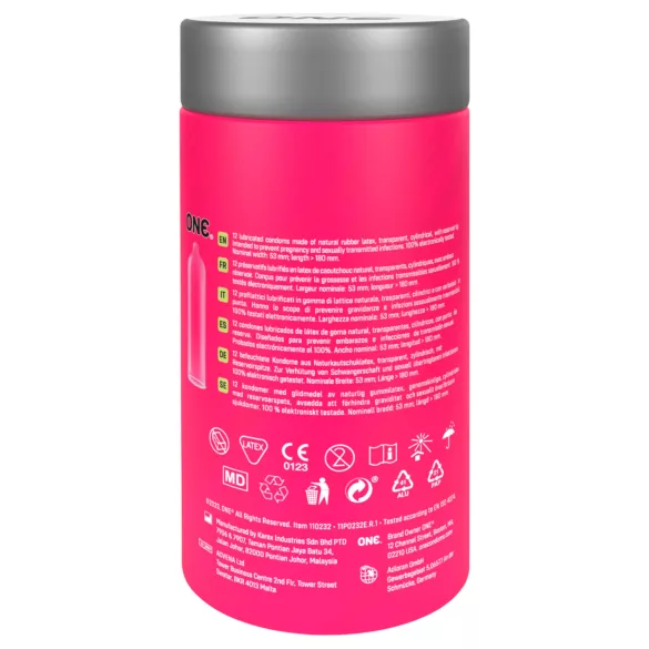 ONE Flavor Waves - kondomi z okusom - mix - 12 kos