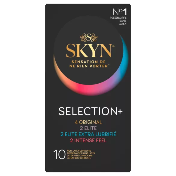 SKYN Selection+ - izbor kondomov brez lateksa (10 kos)