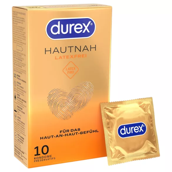 Durex Hautnah - kondomi brez lateksa - 10 kos