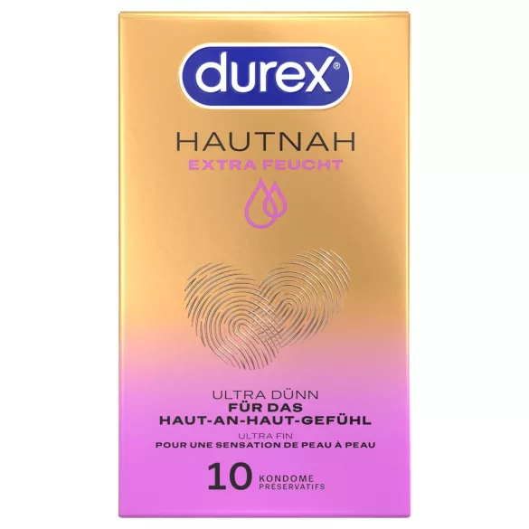 Durex Hautnah - kondomi - dodatno lubrikirani - 10 kos