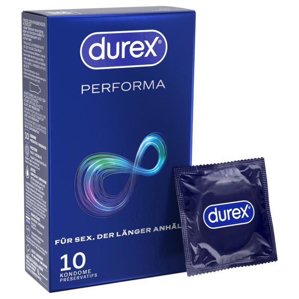 Durex Performa - kondóm za zamudo erekcije (10 kosov)
