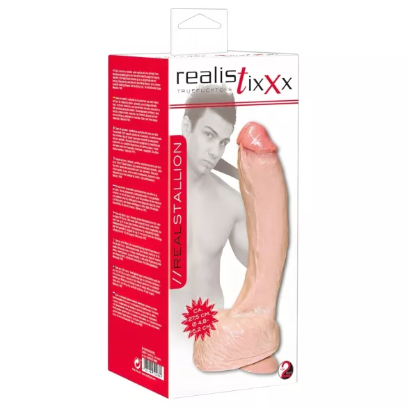 realistixxx Giant - ekstra velik dildo (naraven)