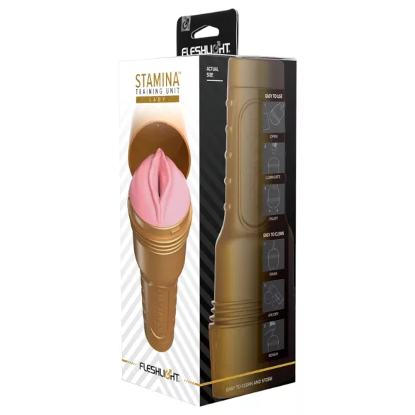 Fleshlight - masturbator vagina - trening vzdržljivosti - rožnata