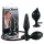 You2Toys True Black - napihljiv analni dilatator - črna