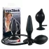 You2Toys True Black - napihljiv analni dilatator - črna