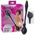 You2Toys - napihljiv analni dildo (črn)