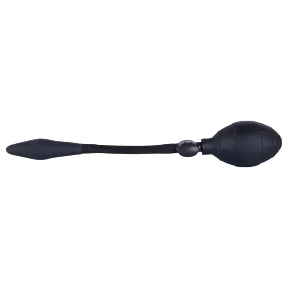 You2Toys - napihljiv analni dildo (črn)