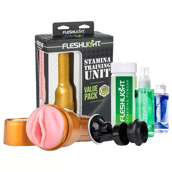 Fleshlight - masturbator trening za vzdržljivost - komplet 5 delov
