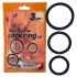 You2Toys - silikonski erekcijski obroč set 3 kos - črna