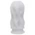 TENGA Air Tech Strong - masturbator z vtisnjeno teksturo - bela