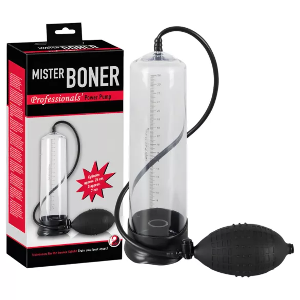 Mister Boner Professional - vakuumska črpalka za penis