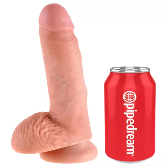 King Cock - dildo z modom - naraven videz - 18 cm