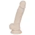 You2Toys - silikonski dildo z prisesavko - srednji (naraven)