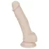 You2Toys - silikonski dildo z prisesavko - srednji (naraven)