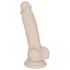 You2Toys - silikonski dildo z prisesavko - srednji (naraven)