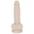You2Toys - silikonski dildo z prisesavko - srednji (naraven)