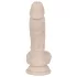You2Toys - silikonski dildo z prisesavko - srednji (naraven)
