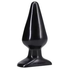 Doc Johnson črn analni čep - klasičen, velik - (14,5 cm)