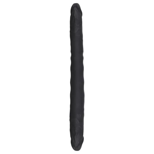 Bad Kitty - dvojni dildo - silikonski - črn