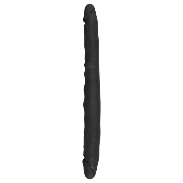 Bad Kitty - dvojni dildo - silikonski - črn