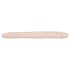 You2Toys - dvojni dildo - 100% silikon - naravna barva