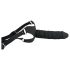 You2Toys - Silikonski Strap-On - Pripenjajoči dildo (črna)