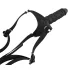 You2Toys - silikonski strap-on dildo - črn
