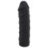 You2Toys - Silikonski Strap-On - Pripenjajoči dildo (črna)