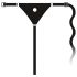 You2Toys - Silikonski Strap-On - Pripenjajoči dildo (črna)